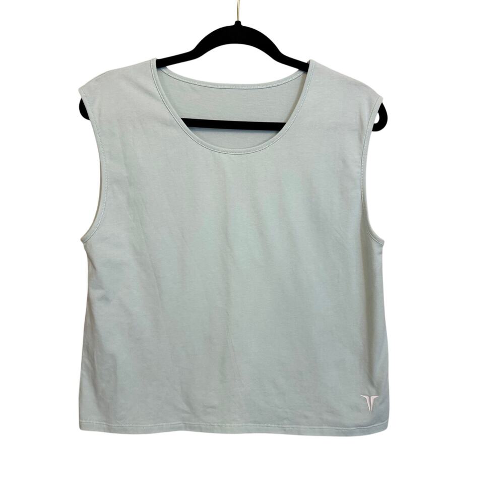 Titin Tank Top Medium Light Mint Green Sleeveless Activewear Gym Workout Casual